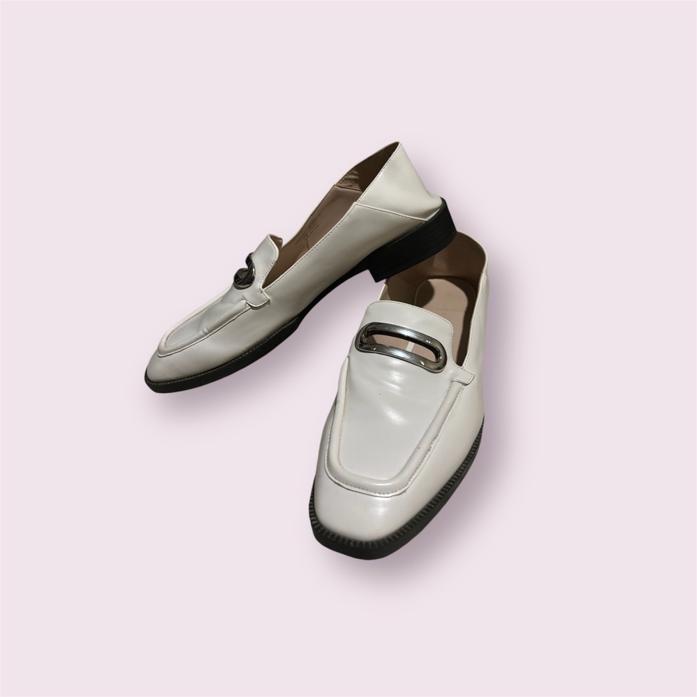 Charles & Keith Metal Accent Step Back loafer